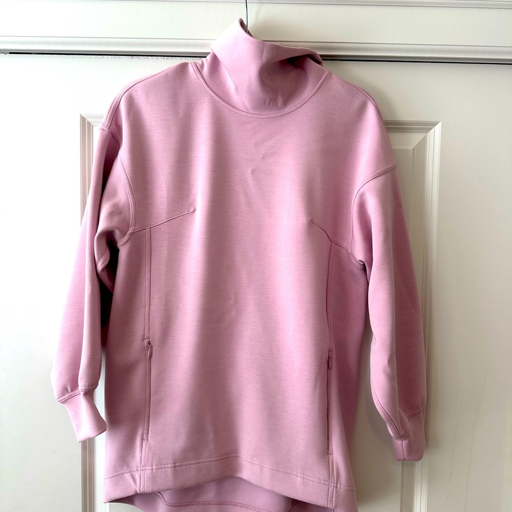 Lululemon Modal Blend Turtleneck. Size 6, light pink.